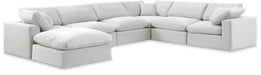 Comfy - 7 Piece Velvet Modular Sectional With Chaise - Simple Home Plus