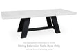 Greddinton - Rectangular Dining Extension Table Base - Brown / Black - Simple Home Plus