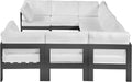 Nizuc - Outdoor Patio 8 Piece Modular Sectional With Gray Frame - Simple Home Plus