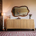 Elanor - Oak Veneer And Solid Wood Sideboard/Buffet - Simple Home Plus