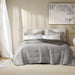 King/California King Reversible Tencel Comforter Blanket - Gray - Simple Home Plus