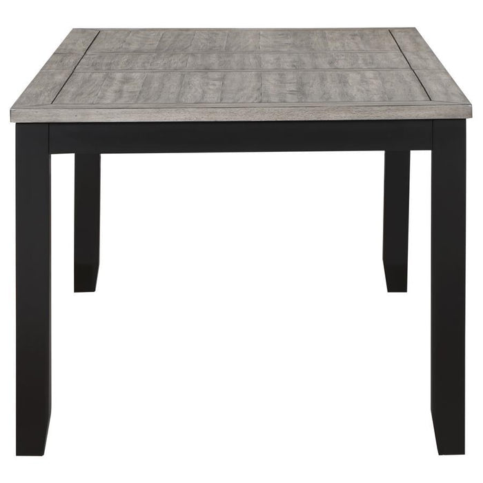 Elodie - Rectangular Extension Leaf Dining Table - Black - Simple Home Plus
