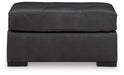Brindley Pier - Fog - Oversized Accent Ottoman - Simple Home Plus