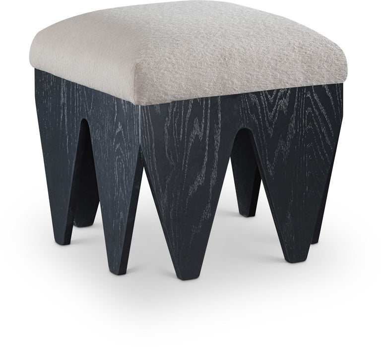 Altair - Fabric Bench - Black Base - Simple Home Plus