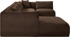 Shaggy - 5 Piece Modular U-Shaped Sectional - Simple Home Plus