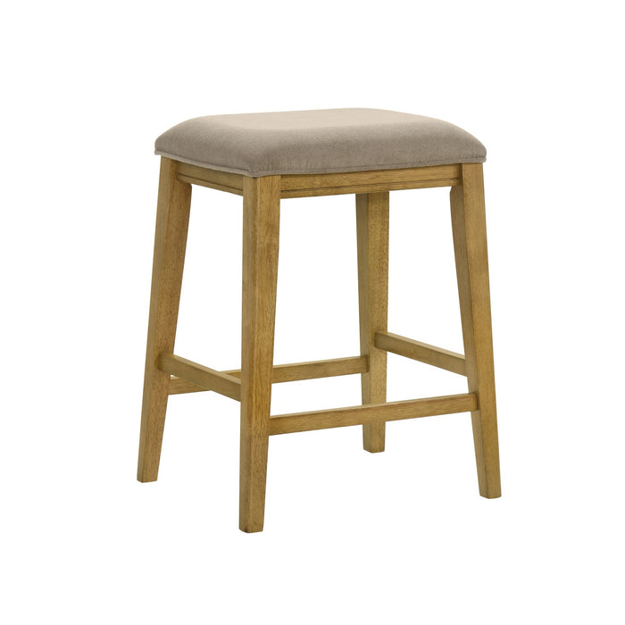 Jane - Contemporary Transitional Wood Counter Height Kitchen Bar Stool - Simple Home Plus
