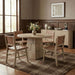 Entwine - Vegan Leather Upholstered Dining Chair - Painted Natural - Simple Home Plus
