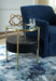 Nedman - Black / Gold Finish - Accent Table With Speaker - Simple Home Plus