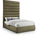 Adam - Boucle Fabric Bed With 89" Headboard - Simple Home Plus