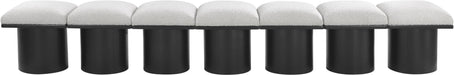 Pavilion - 7 Piece Modular Bench With Black Base - Simple Home Plus