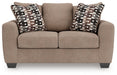 Triston-Peaks - Suede - Loveseat - Simple Home Plus