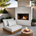 Mirella - Water Resistant Fabric Upholstered Outdoor Patio Modular Armless Chair - Simple Home Plus