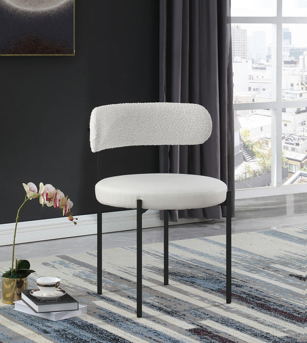 Beacon - Faux Leather Dining Chair With Black Legs (Set of 2) - Simple Home Plus