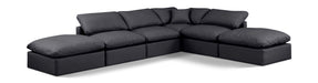 Indulge - Faux Leather 6 Piece Modular Armless Sectional - Simple Home Plus