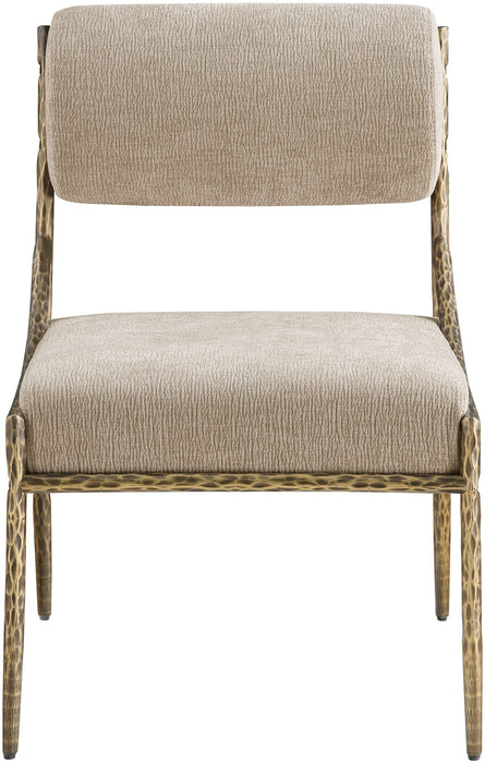 Bastille - Upholstered Dining Side Chair (Set of 2) - Brass Frame - Simple Home Plus