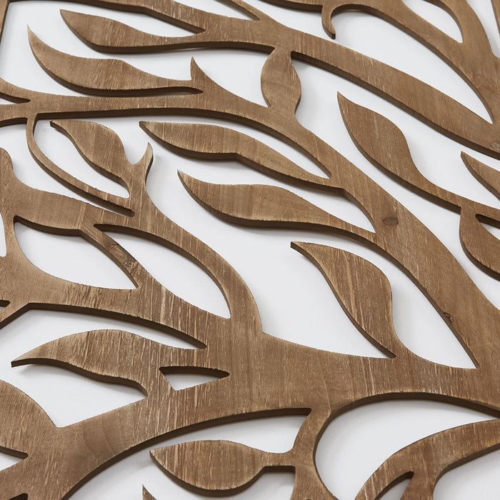 Birch Botanical - Two-Tone Panel Wall Decor Set - Tree Of Life - Simple Home Plus