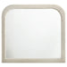 Sonya - Upholstered Bedroom Dresser Mirror - Ivory - Simple Home Plus