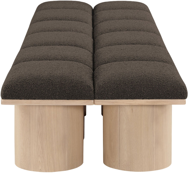 Pavilion - 12 Piece Modular Bench With Natural Base - Simple Home Plus
