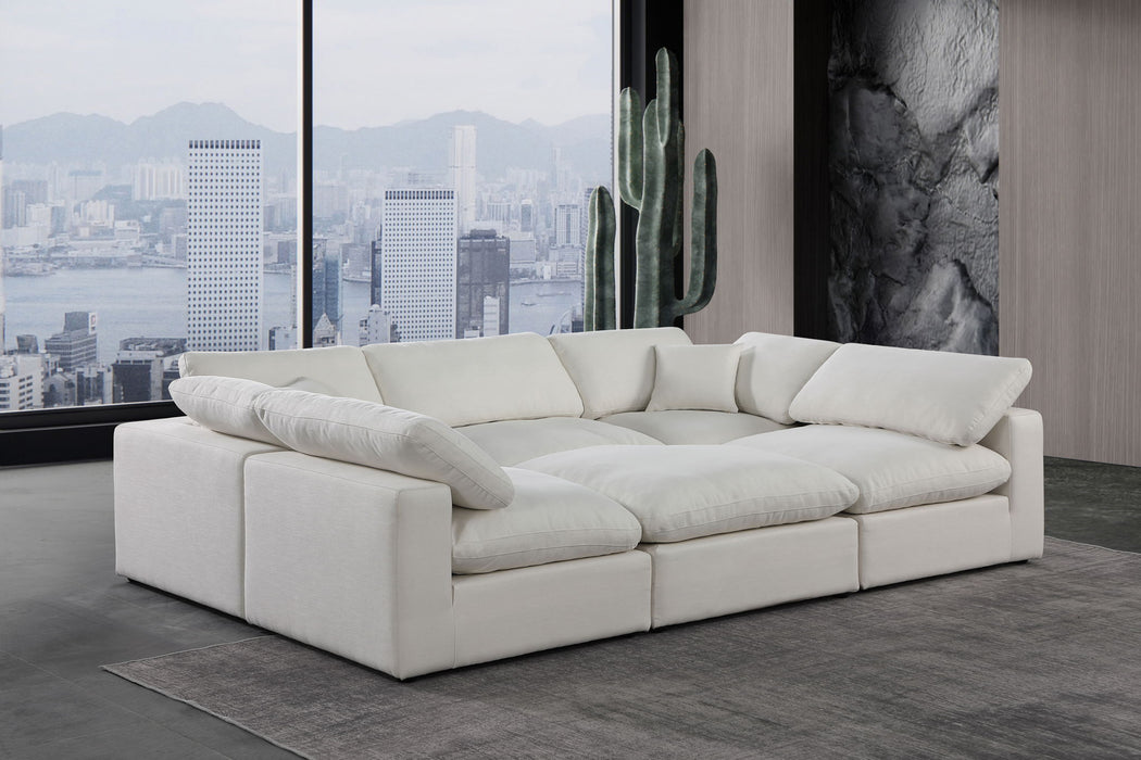 Comfy - 6 Piece Linen Sectional - Simple Home Plus