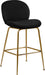 Paris - Stool with Gold Legs (Set of 2) - Simple Home Plus