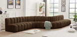 Arc - Velvet 8 Piece Curved Modular Sofa - Simple Home Plus