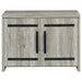 Enoch - 2 Door Engineered Wood Accent Cabinet - Gray Driftwood - Simple Home Plus