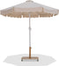 Amalfi - Aluminum Patio Umbrella - Light Brown Base / White Pole - Simple Home Plus