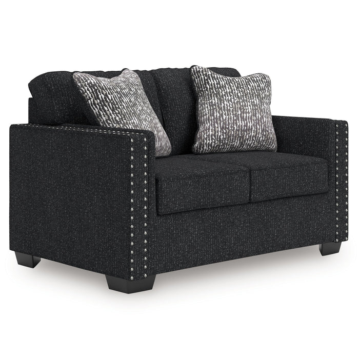 Jasmine Peaks - Loveseat - Coal - Simple Home Plus