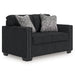 Jasmine Peaks - Loveseat - Coal - Simple Home Plus