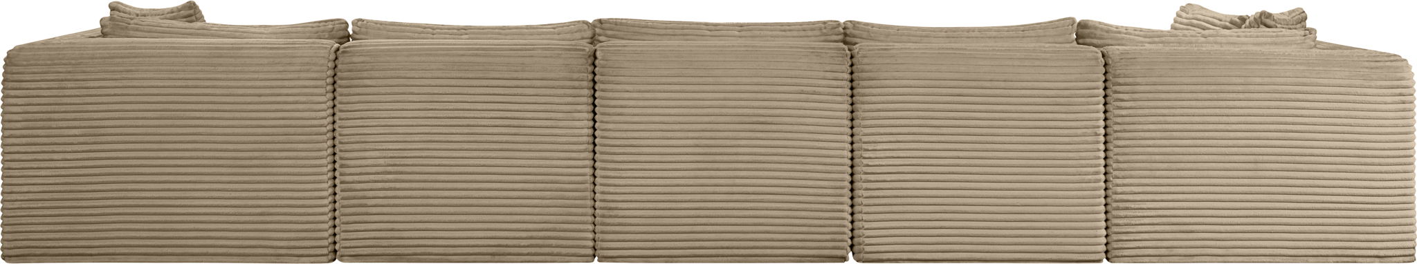 Shaggy - Fabric 6 Piece Modular Sectional - Simple Home Plus