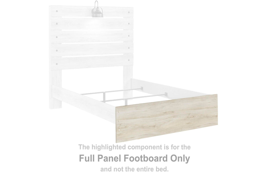 Cambeck - Full Panel Footboard - Whitewash - Simple Home Plus