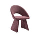 Angelina - Modern Curved Back Upholstered Dining Chair - Simple Home Plus