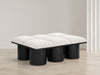 Pavilion - 6 Piece Modular Bench With Black Base - Simple Home Plus
