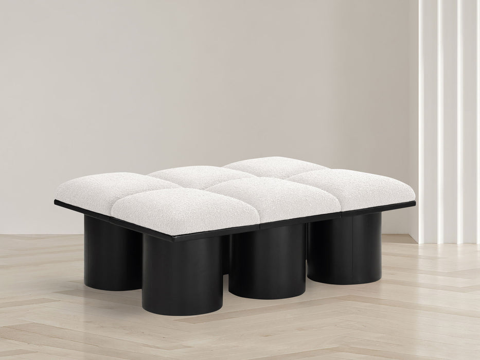 Pavilion - 6 Piece Modular Bench With Black Base - Simple Home Plus