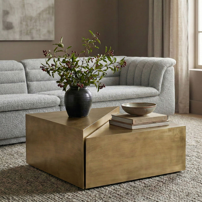 Zani - Iron Coffee Table - Simple Home Plus