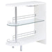 Adolfo - Rectangular 2-Tier Home Bar Table - Simple Home Plus