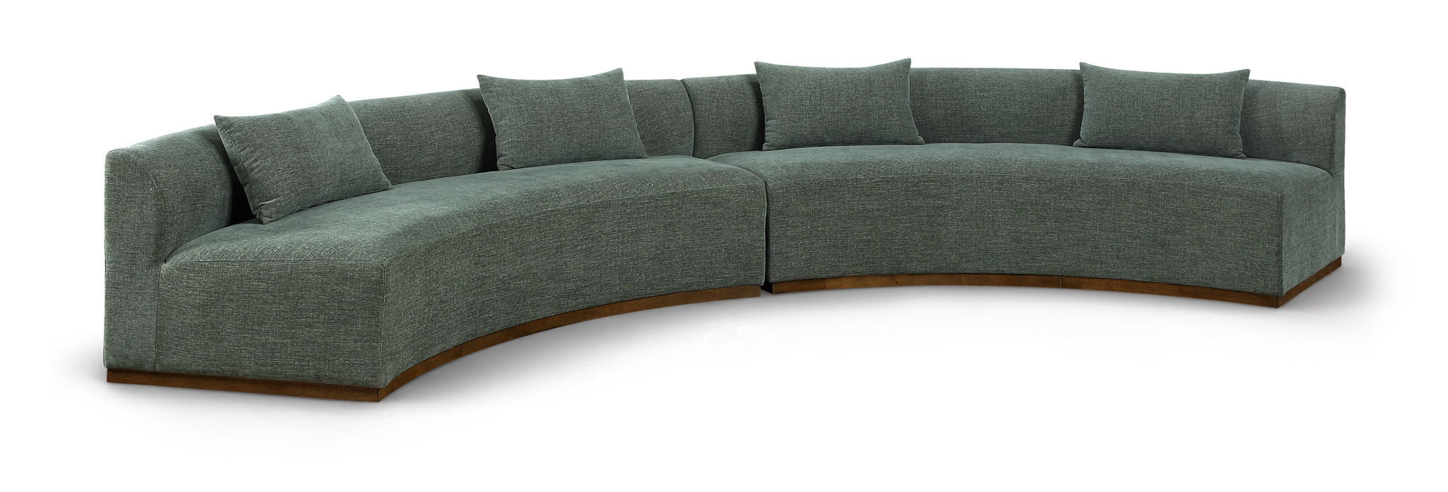 Avanti - 182.5" Chenille Fabric Upholstered 2 Piece Modular Sectional - Simple Home Plus