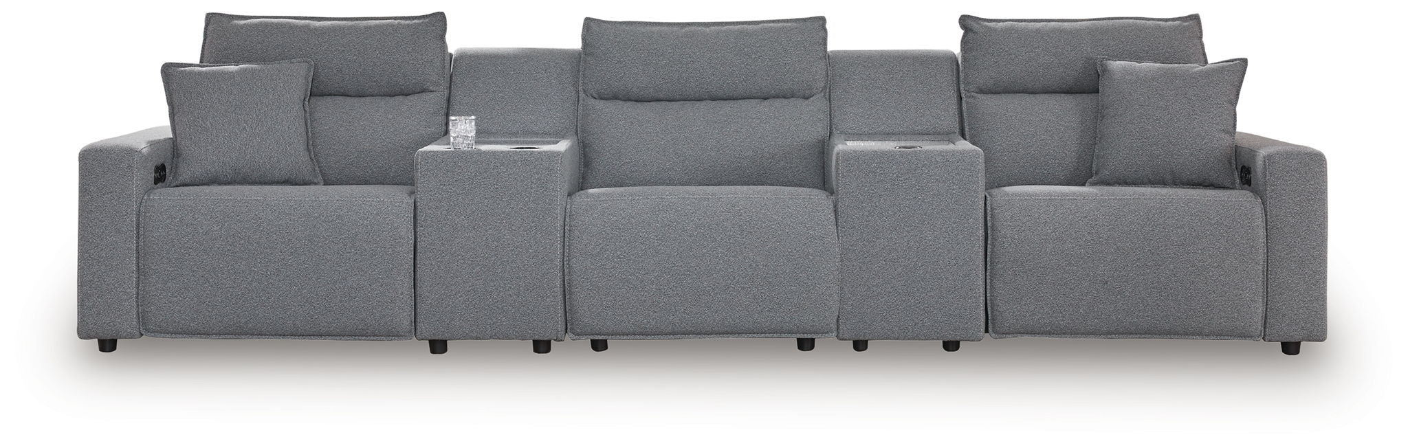 ModMax II - Salt And Pepper - Reclining Sectional - Simple Home Plus