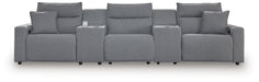 ModMax II - Salt And Pepper - Reclining Sectional - Simple Home Plus