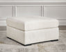 Chessington - Ivory - Oversized Accent Ottoman - Simple Home Plus