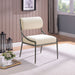 Bastille - Upholstered Dining Side Chair (Set of 2) - Silver Frame - Simple Home Plus