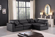 Comfy - 4 Piece Faux Leather Modular Armless Sectional - Simple Home Plus