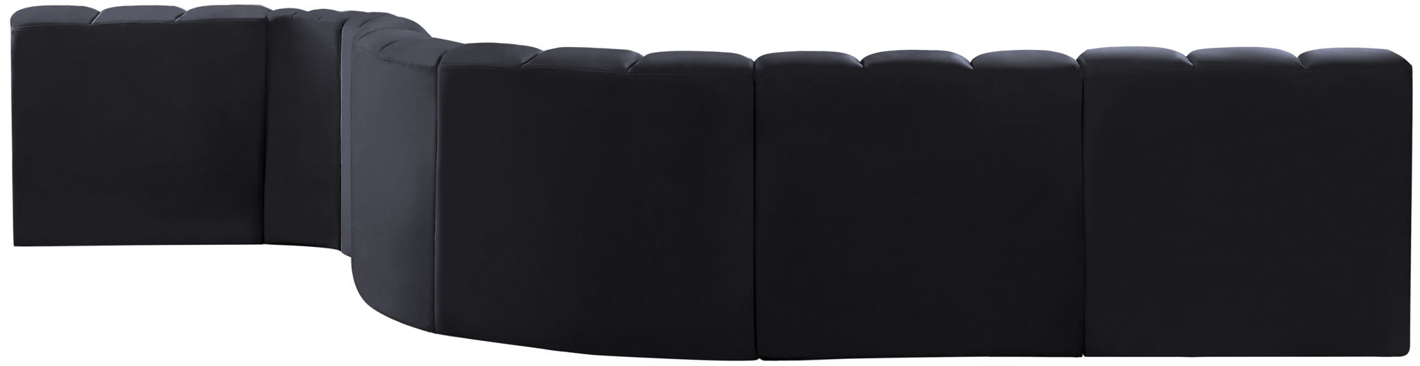 Arc - Velvet 7 Piece Modular Sofa - Simple Home Plus