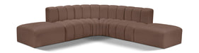 Arc - Faux Leather 6 Piece Corner Modular Sofa - Simple Home Plus