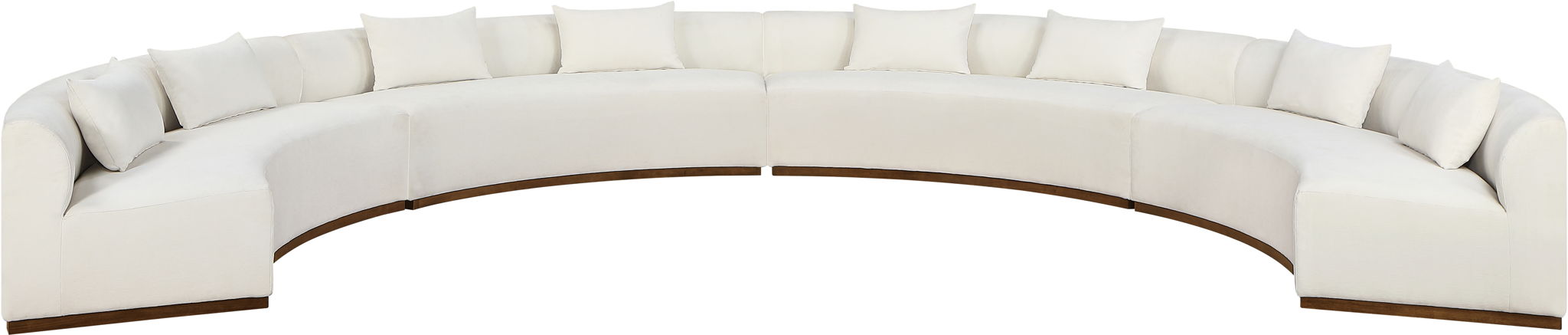 Avanti - Chenille Fabric Upholstered 4 Piece Modular Sectional - Simple Home Plus