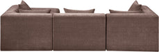 Stellar - 4 Piece Upholstered Modular Sectional - Simple Home Plus