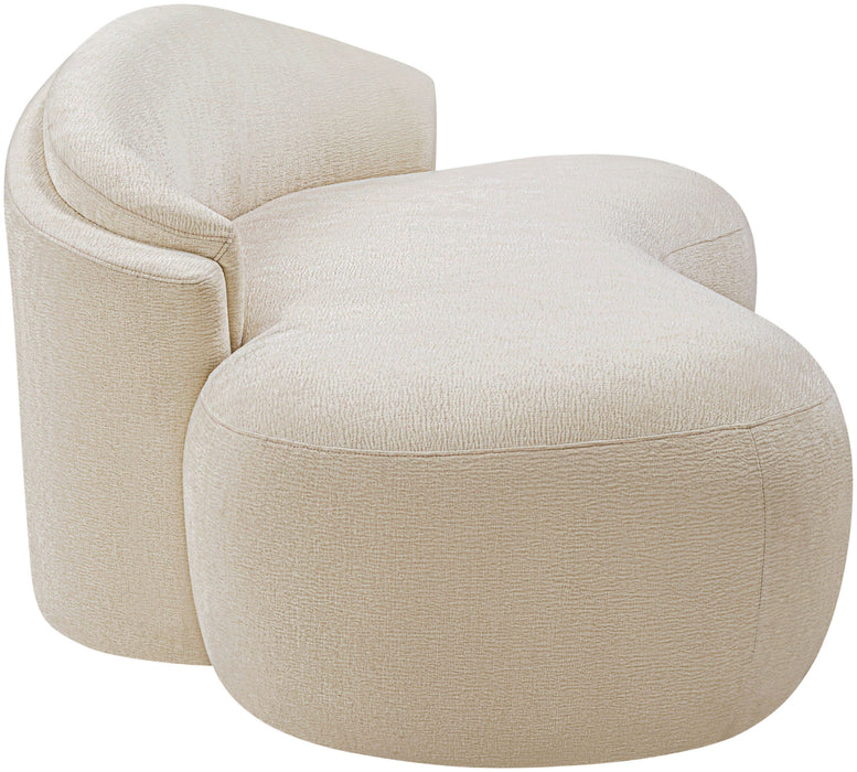 Caspian - Chenille Fabric Upholstered Loveseat - Simple Home Plus
