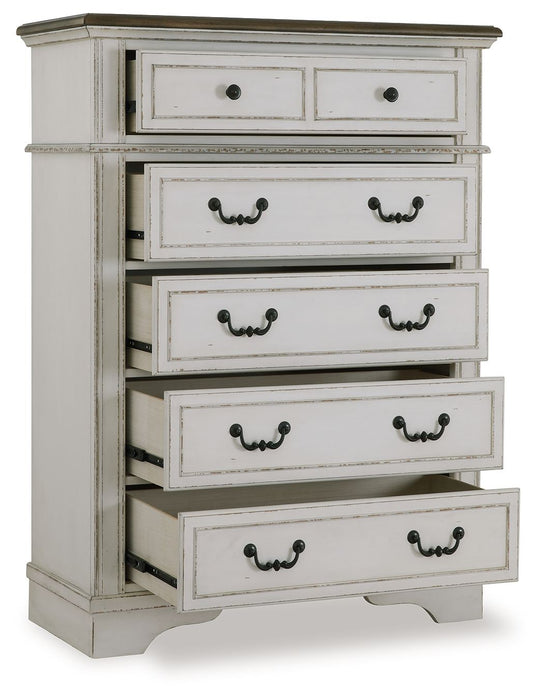 Blendon - Two-tone - Five Drawer Chest - Simple Home Plus