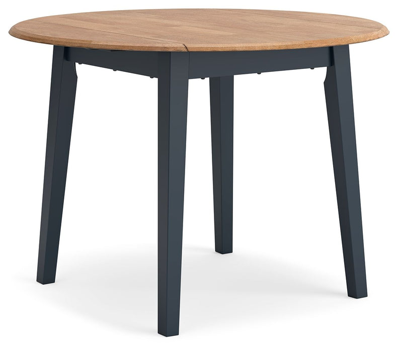 Gesthaven - Round Dining Room Drop Leaf Table Set - Simple Home Plus