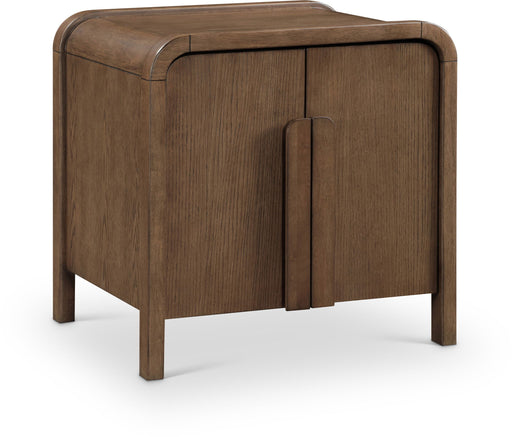 Harmony - Oak Veneer And Solid Wood Night Stand - Simple Home Plus